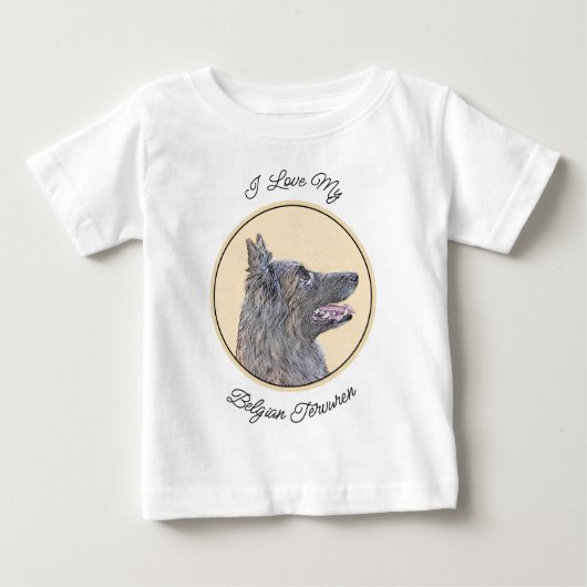 Belgische Tervuren schilderen - Cute Original Dog  (Voorkant)