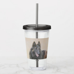 Belgische Tervuren schilderen - Cute Original Dog Acryl Drinkbeker