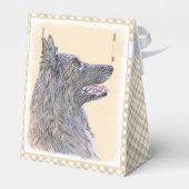 Belgische Tervuren schilderen - Cute Original Dog  Bedankdoosjes (Achterkant)