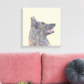 Belgische Tervuren schilderen - Cute Original Dog Canvas Afdruk (Insitu (Woonkamer))