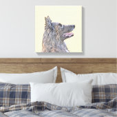 Belgische Tervuren schilderen - Cute Original Dog Canvas Afdruk (Insitu (Slaapkamer))