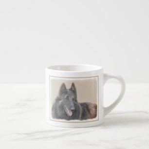 Belgische Tervuren schilderen - Cute Original Dog  Espresso Kop