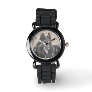 Belgische Tervuren schilderen - Cute Original Dog Horloge