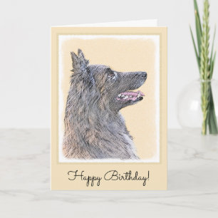 Belgische Tervuren schilderen - Cute Original Dog Kaart
