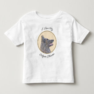 Belgische Tervuren schilderen - Cute Original Dog  Kinder Shirts
