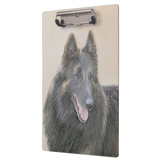 Belgische Tervuren schilderen - Cute Original Dog  Klembord (Links)