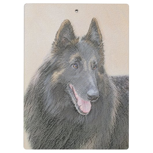 Belgische Tervuren schilderen - Cute Original Dog  Klembord (Achterkant)