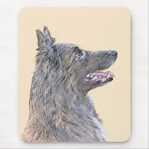 Belgische Tervuren schilderen - Cute Original Dog Muismat