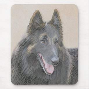 Belgische Tervuren schilderen - Cute Original Dog  Muismat