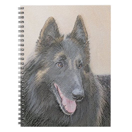 Belgische Tervuren schilderen - Cute Original Dog  Notitieboek (Voorkant)