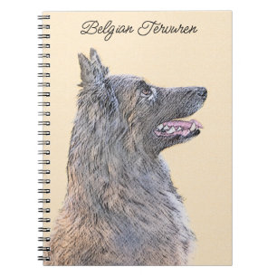 Belgische Tervuren schilderen - Cute Original Dog  Notitieboek