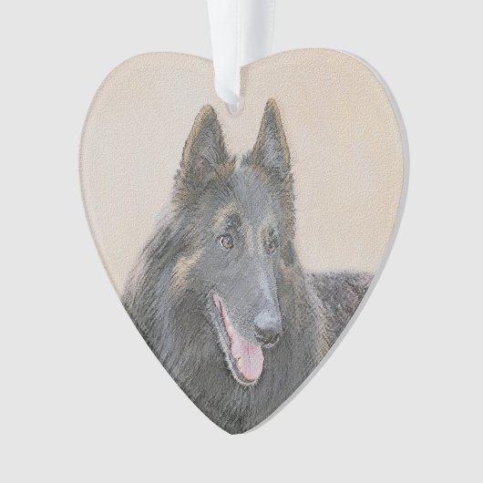 Belgische Tervuren schilderen - Cute Original Dog  Ornament (voorkant)