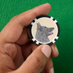 Belgische Tervuren schilderen - Cute Original Dog  Poker Chips