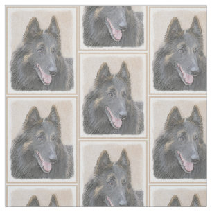 Belgische Tervuren schilderen - Cute Original Dog  Stof