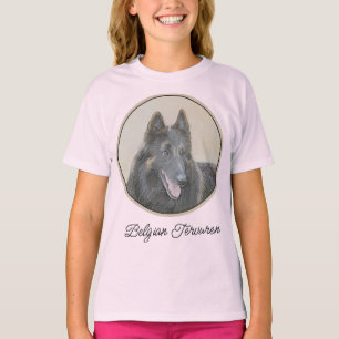 Belgische Tervuren schilderen - Cute Original Dog  T-shirt