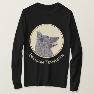 Belgische Tervuren schilderen - Cute Original Dog  T-shirt