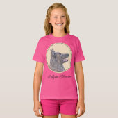 Belgische Tervuren schilderen - Cute Original Dog  T-shirt (Voorkant volledig)