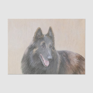 Belgische Tervuren schilderen - Cute Original Dog Tissuepapier