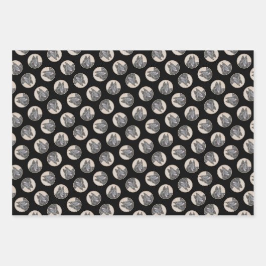 Belgische Tervuren Shepherd Fawn Schilderen Hond A Inpakpapier Vel (Voorkant 3)