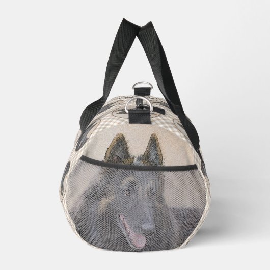 Belgische Tervuren Shepherd Fawn Schilderen Hond A Plunjezak (Rechts)