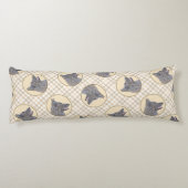 Belgische Tervuren Shepherd Mahogany Schilderkunst Lichaamskussen (Achterkant)