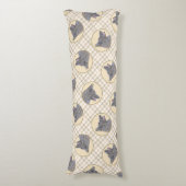 Belgische Tervuren Shepherd Mahogany Schilderkunst Lichaamskussen (Voorkant Verticaal)