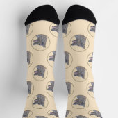 Belgische Tervuren Shepherd Mahogany Schilderkunst Sokken (Top)