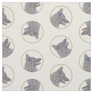 Belgische Tervuren Shepherd Mahogany Schilderkunst Stof