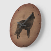 Belgische Tervuren Silhouette Rustieke Stijl Grote Klok (Hoek)