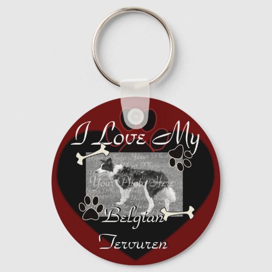 Belgische Tervuren Sleutelhanger (Voorkant)