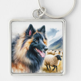 Belgische Tervuren Sleutelhanger