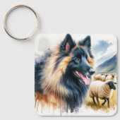 Belgische Tervuren Sleutelhanger (Voorkant)