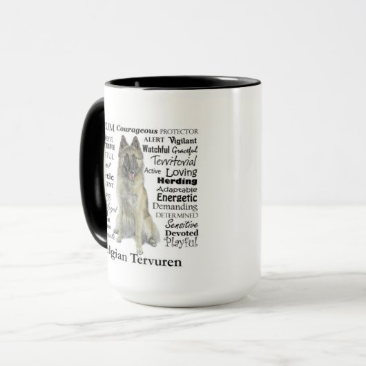 Belgische Tervuren Traits Mok (Voorkant links)