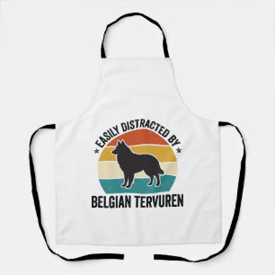 Belgische Tervuren Vintage Hond Liefhebber Shirt O Schort