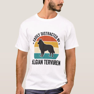 Belgische Tervuren Vintage Shirt Ontwerp voor Hond