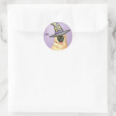 Belgische Tervuren Witch Ronde Sticker (Tas)