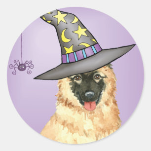 Belgische Tervuren Witch Ronde Sticker