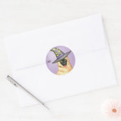 Belgische Tervuren Witch Ronde Sticker (Envelop)