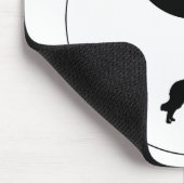 Belgische Tervuren Yin Yang Muismat (Hoek)