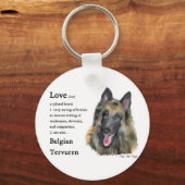 Belgische Tervurengeschenken Sleutelhanger (Voorkant)