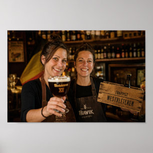 Belgische Trappisten Barmeisjes Toast Poster