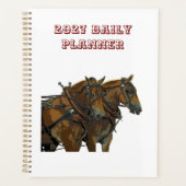 Belgische Trekpaard Dagelijkse Planner (Voorkant)