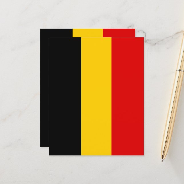 Belgische vlag (Voorkant / Achterkant in situ)