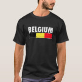 Belgische vlag 2 t-shirt (Voorkant)