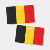 Belgische vlag badge (Voor- en achterkant)