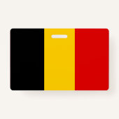 Belgische vlag badge (Achterkant)