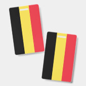 Belgische vlag badge (Voor- en achterkant)