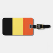 Belgische vlag bagagelabel (Voorkant horizontaal)