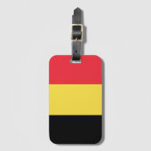 Belgische vlag bagagelabel (Voorkant (verticaal))