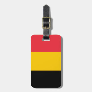 Belgische vlag bagagelabel